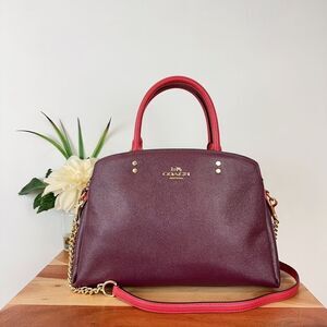 NWT Coach Lillie Carryall Handbag In Colorblock
